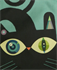 Imagen de "Gato negro" (sobre fondo turquesa)