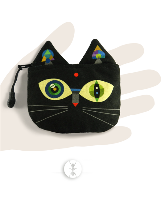Imagen de "Gato negro" Monedero