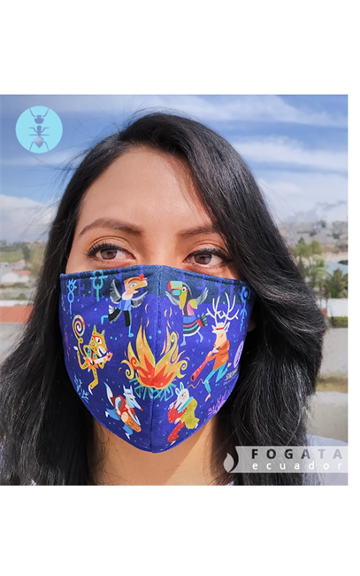 Imagen de "FOGATA" Mascarilla unisex