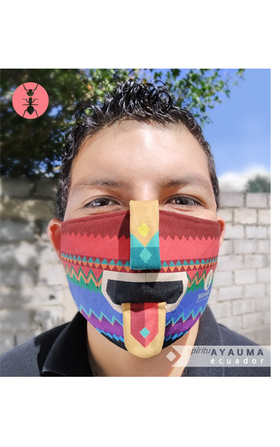 Imagen de "Spíritu AYA UMA" Mascarilla unisex