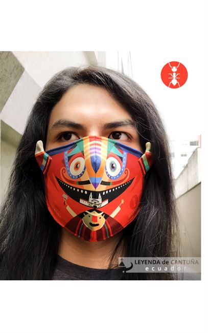 Imagen de "LEYENDA DE CANTUÑA" Mascarilla unisex