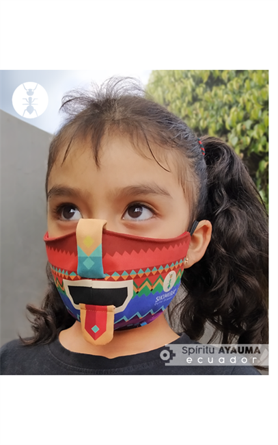 Imagen de "AYA UMA" Mascarilla-niños-unisex