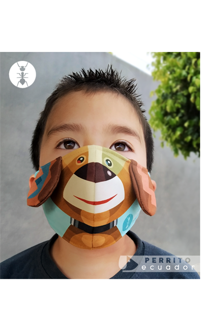 Imagen de "PERRITO" Mascarilla-niños-unisex