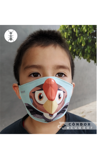 Imagen de "CÓNDOR" Mascarilla infantil - unisex