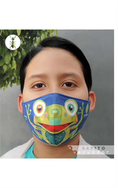 Imagen de "SAPITO" Mascarilla infantil - unisex